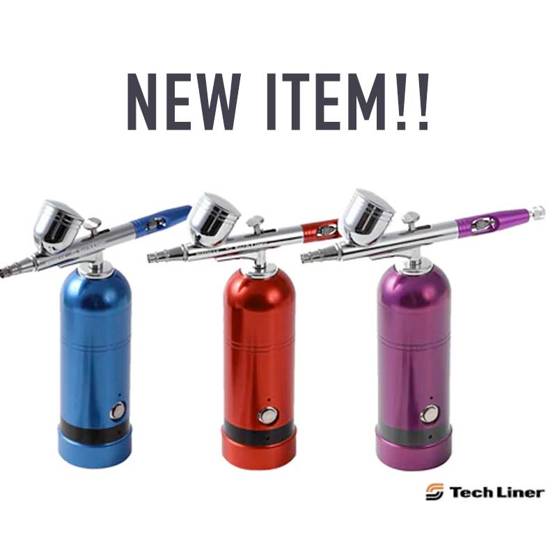 【新発売】PROFIX Tech Lineシリーズから新しい充電式エアブラシ(ハンドピース+コンプレッサーセット)が登場!