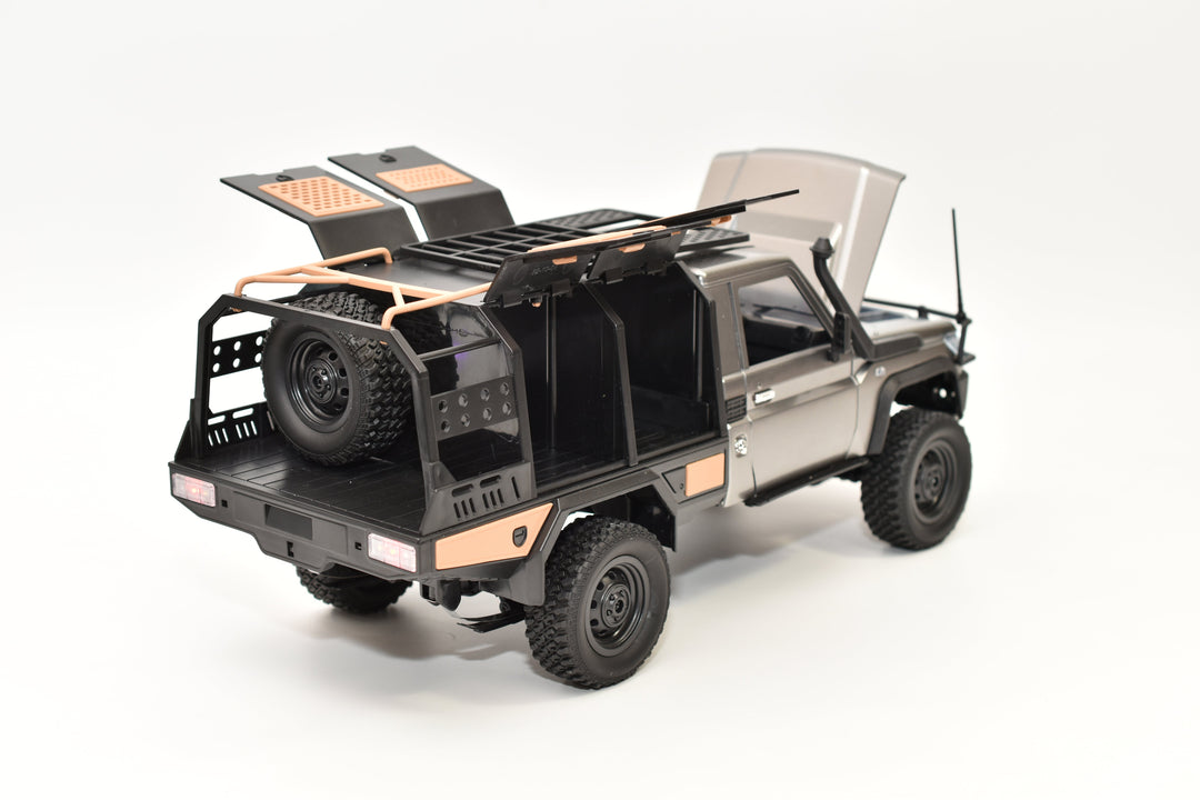 MNモデル トヨタ ランドクルーザー79オーバランド仕様 1/12 アウトドアラジコン MN-82S RTR