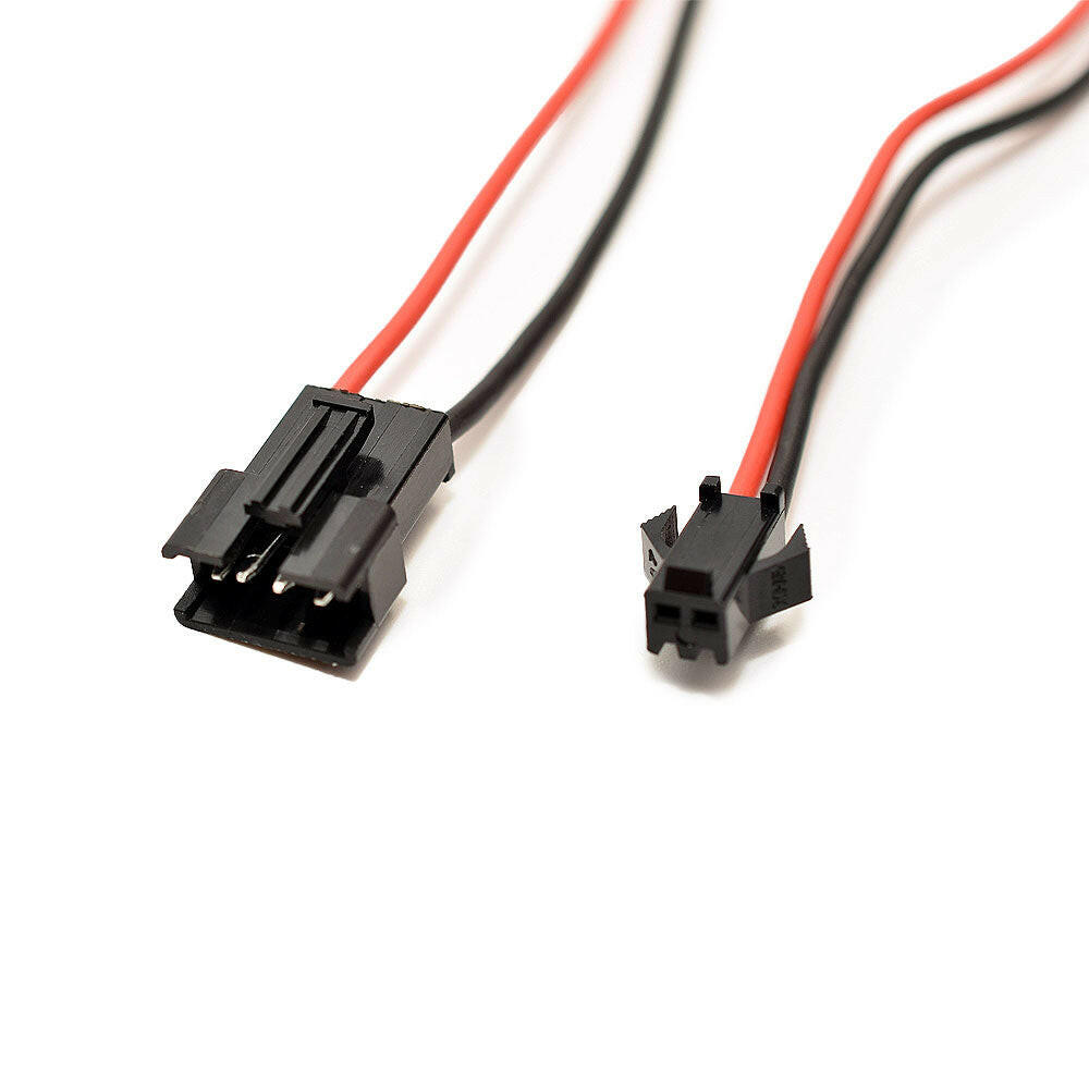 WPL JAPAN 走行用バッテリー4ピンメス→2ピンオス変換コネクター(30cm)