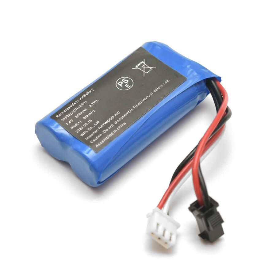 【生産終了品】WPL JAPAN バッテリー(500mAh)※2ピンタイプ