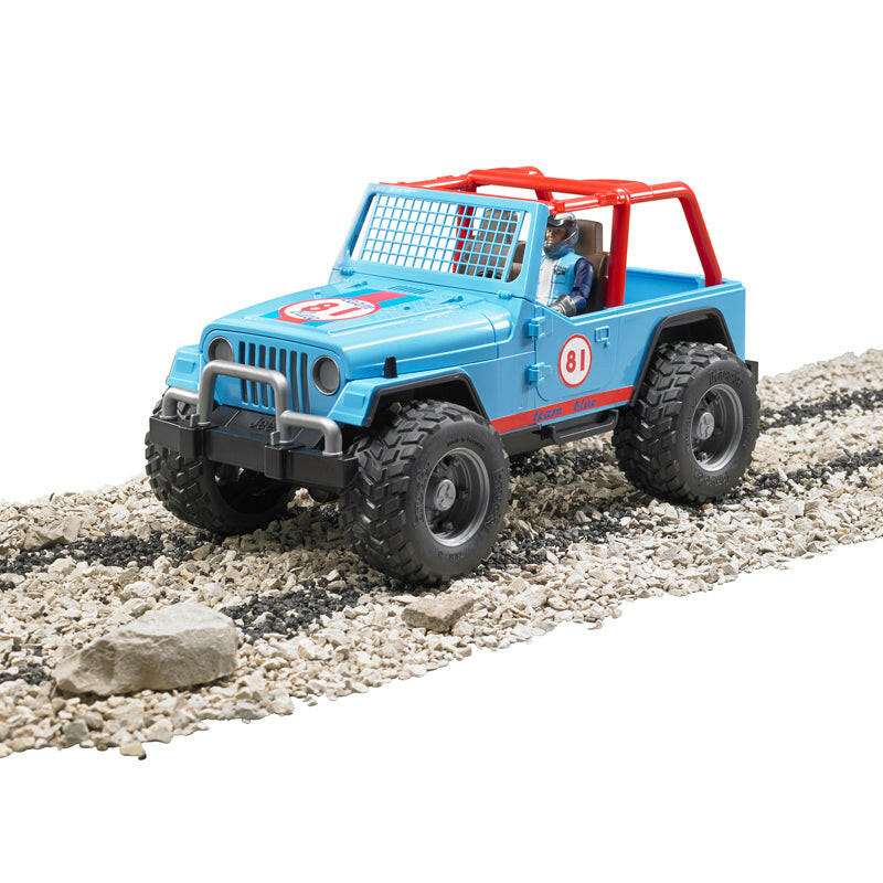 HOBBY LIFE ブルーダー Jeep クロスカントリーレーサー(フィギュア付き)BLUE