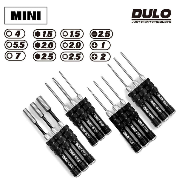 DULO RCメンテナンスミニドライバー12本セット