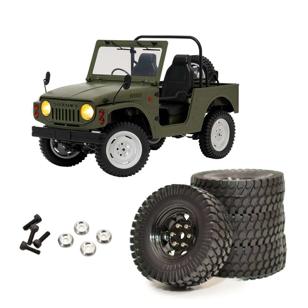 WPL C-84 1/10 スズキ ジムニー SJ10 1型 オリーブ WPL JAPAN スズキ ジムニー(SJ10 1型) C84 RTR – RAYWOOD