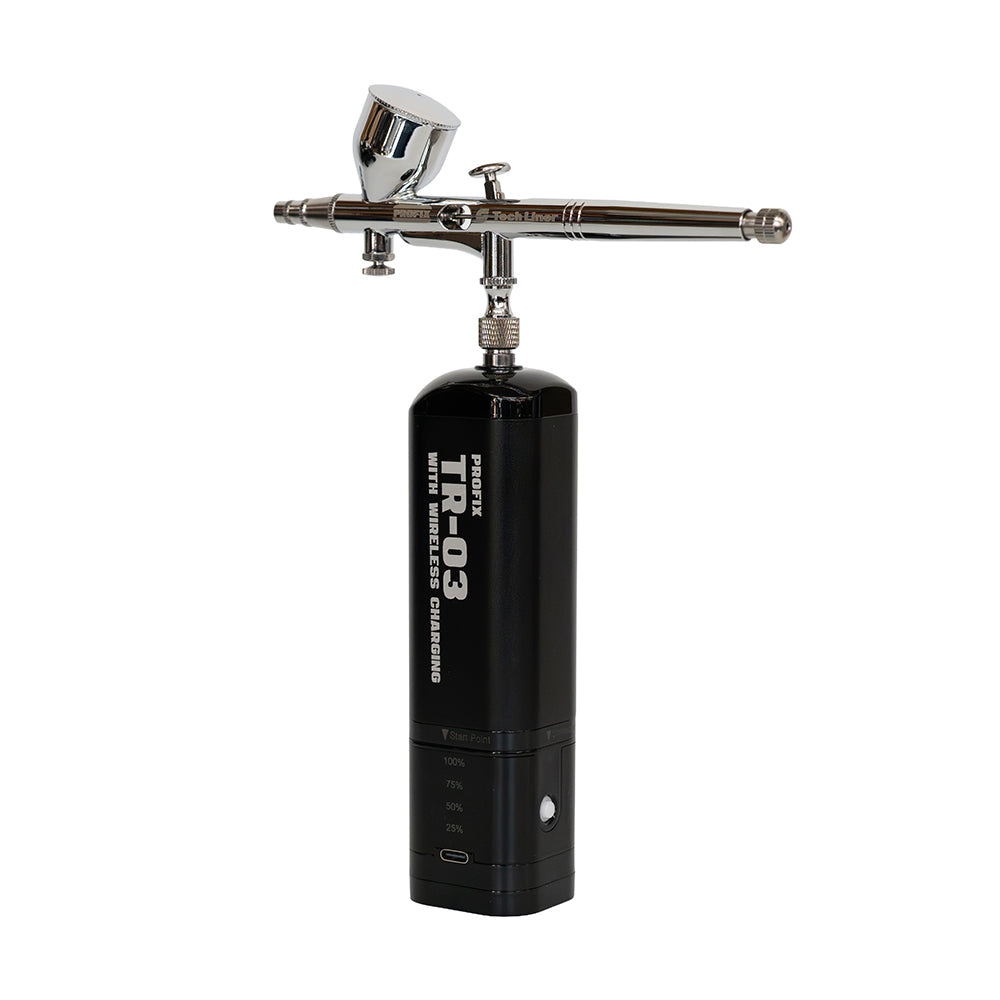 PROFIX Tech Liner ワイヤレス充電対応 充電式エアブラシセット TR-03 PRO【予約商品：12月中旬発送】