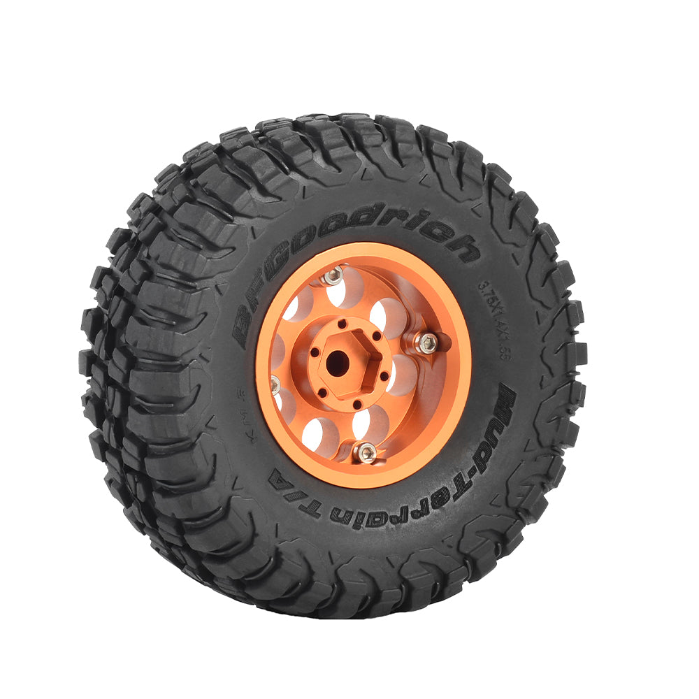 問屋ワールド】クローラーRC用1.55インチアルミ製ビードロック