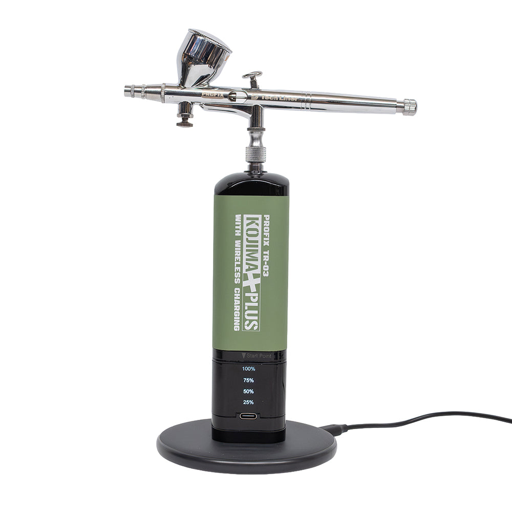 PROFIX Tech Liner ワイヤレス充電対応 充電式エアブラシセット TR-03