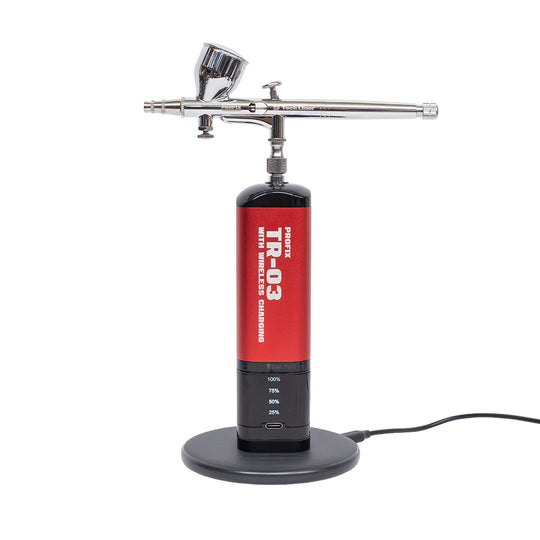 PROFIX Tech Liner ワイヤレス充電対応 充電式エアブラシセット TR-03 PRO【予約商品：12月中旬発送】