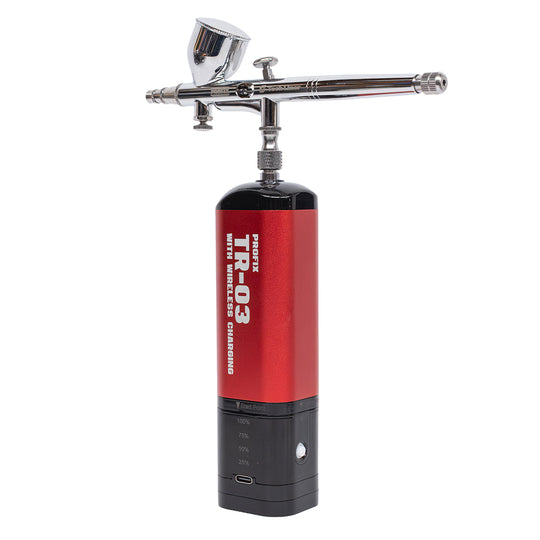 PROFIX Tech Liner ワイヤレス充電対応 充電式エアブラシセット TR-03 PRO【予約商品：12月中旬発送】