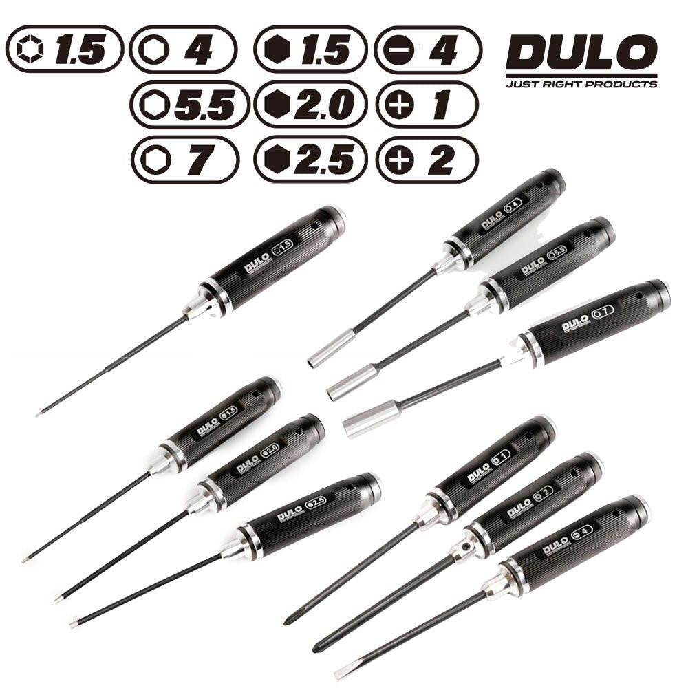 🎁 DULO RCメンテナンスドライバー10本セット (10% off)