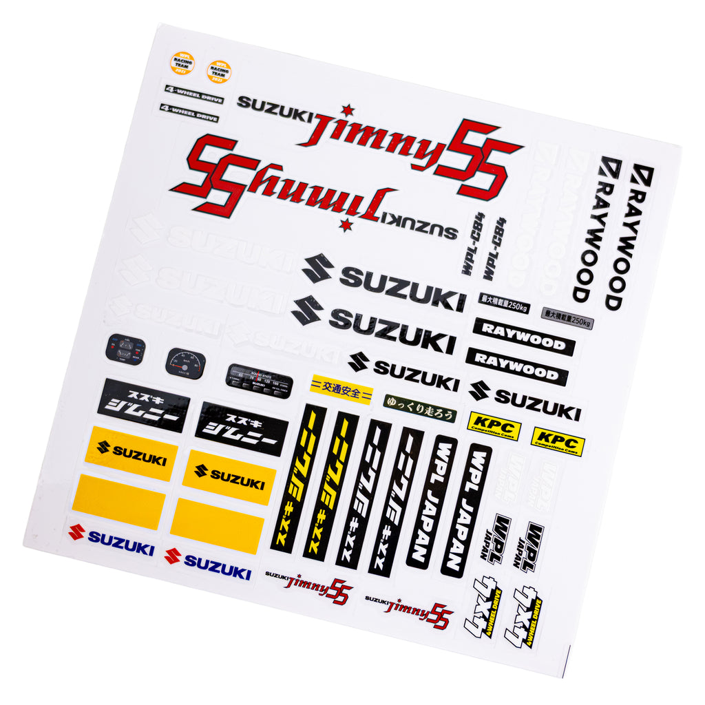 WPL Japan ジムニー　限定ステッカー ca76da6c1db3e6adc280472bc55f52