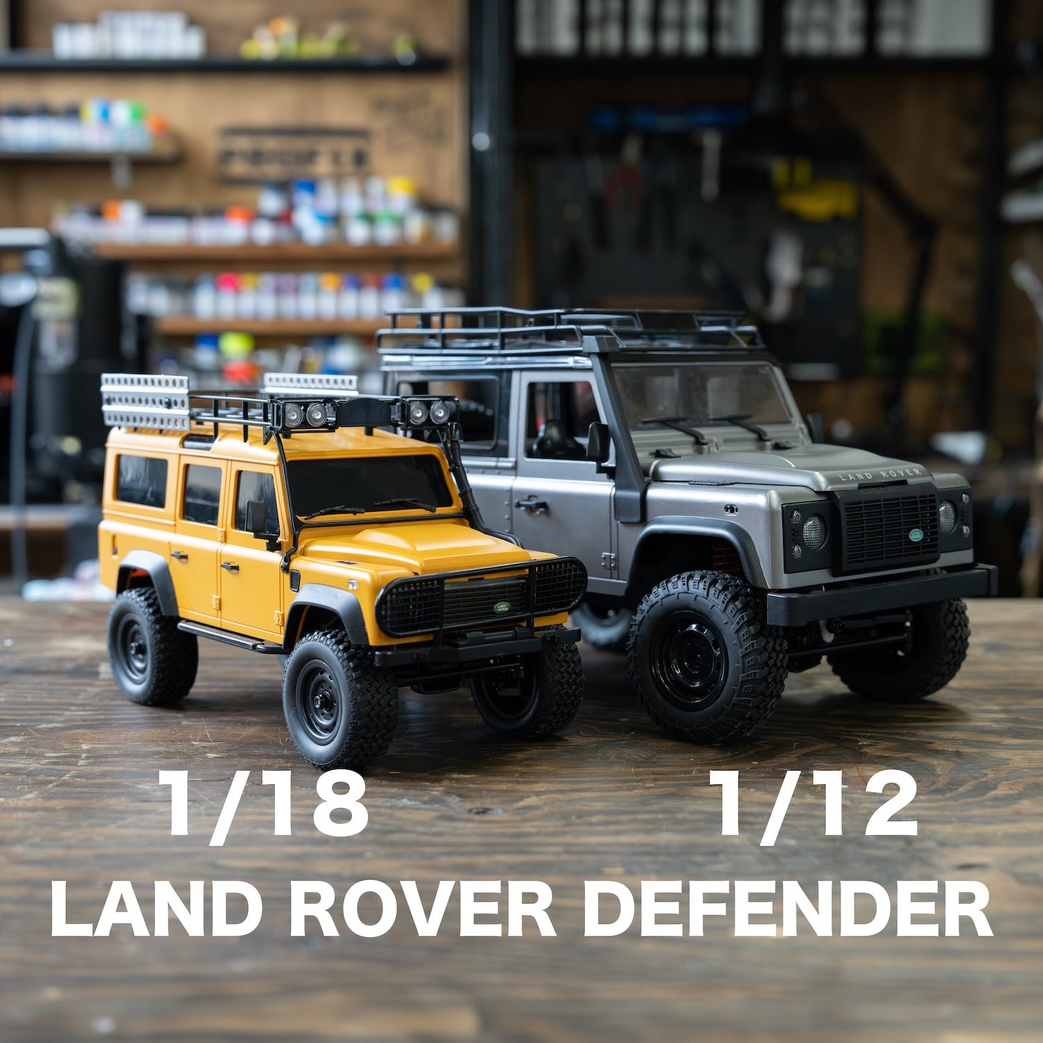技術基準適合証明済 MN-1680 RTR 1/12 初代レンジローバー 黄 ランドローバー ディフェンダー 1/18 RTR（MNモデル/MN111C）【2026年7