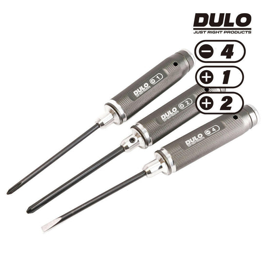 🎁 DULO RCメンテナンスドライバープラス、マイナス 3本セット (10% off)