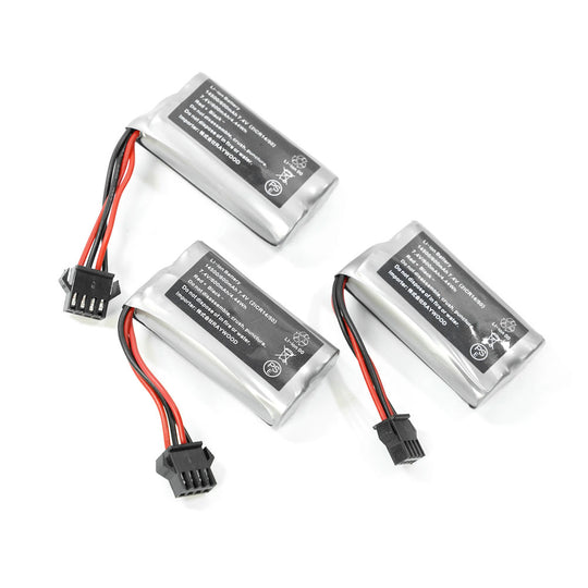 WPL JAPAN Battery (600mAh) 3-piece set *4-pin type