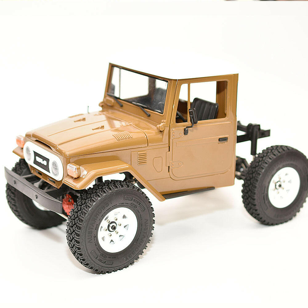 ［問屋ワールド］クローラーRC用1.55インチスチール製ビードロックホイール・タイヤセット（90mm） (4個セット)