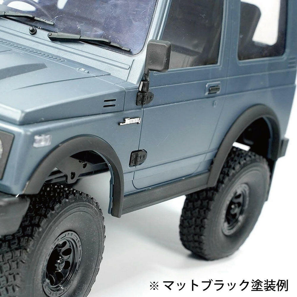 WPL JAPAN C74スズキジムニーJA11専用オーバーフェンダー＆サイドシル 