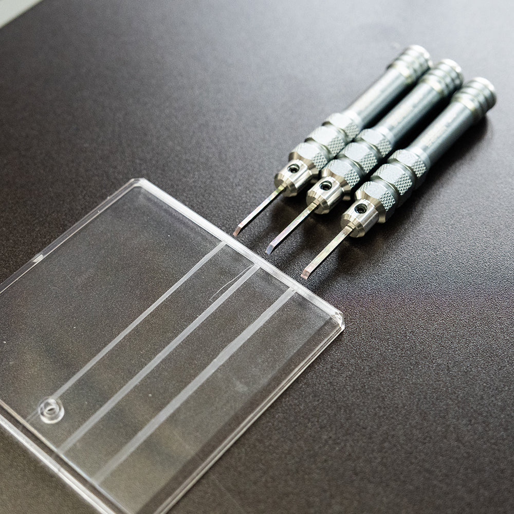 DULO グリップ付きタガネ 【 タングステンブレードPRO】幅0.075mm~2.5mm 単品