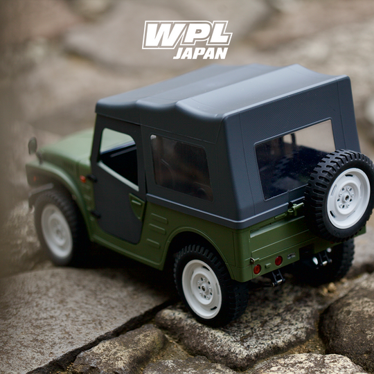 【箱痛み品】WPL JAPAN スズキ ジムニー(SJ10 1型) 1/10 アウトドアラジコン C84 RTR（オリーブ）