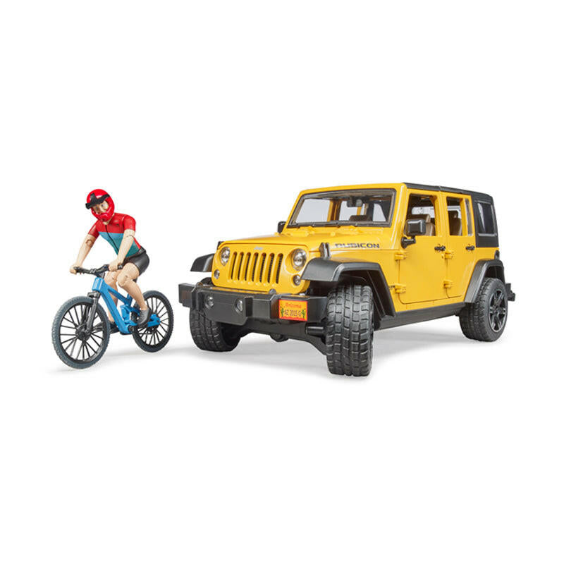 HOBBY LIFE ブルーダー Jeep Rubicon&マウンテンバイク（フィギュア付き