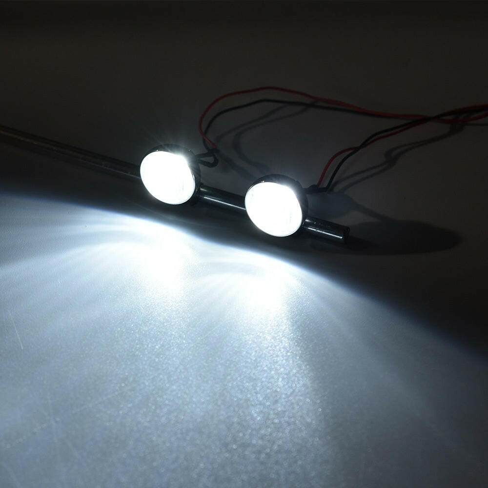[問屋ワールド］スケールクローラーRCカー用高輝度LEDフォグランプ＆ライトステーキット（G157HA）