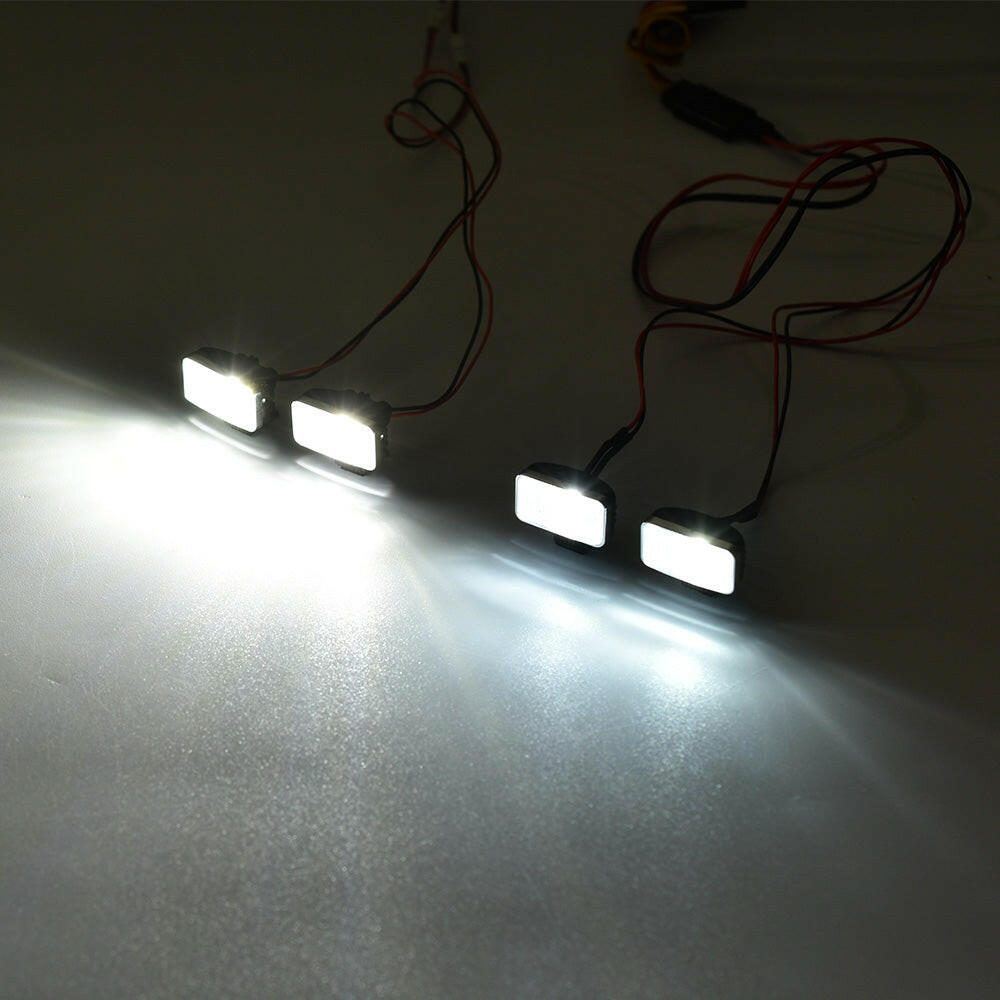 問屋ワールド】スケールクローラーRCカー用高輝度LEDフォグランプ