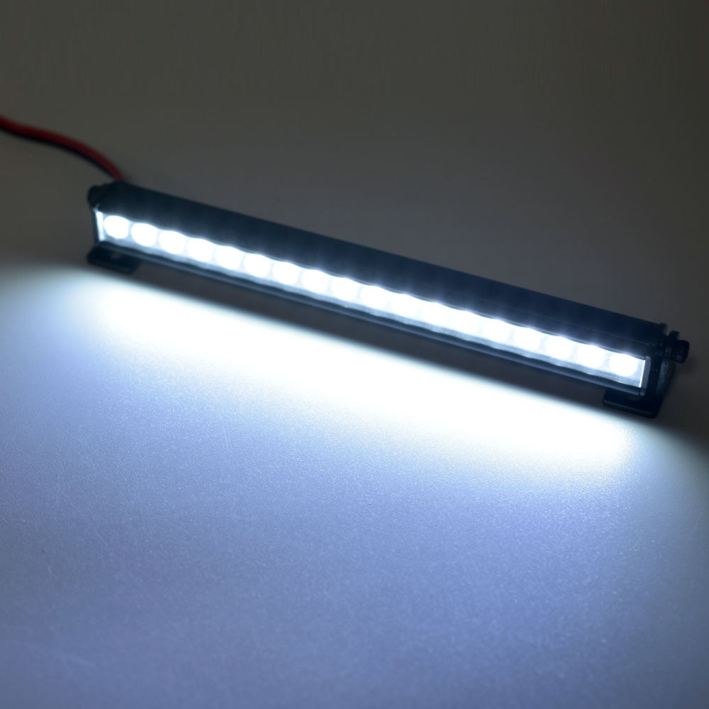 [問屋ワールド］RCカー用高輝度LEDメタルライトバー（110mm 18灯）