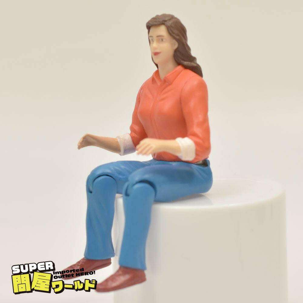 [問屋ワールド］1/12～1/14スケール RCカードライバーフィギュア（WPL JAPANモデル向け）
